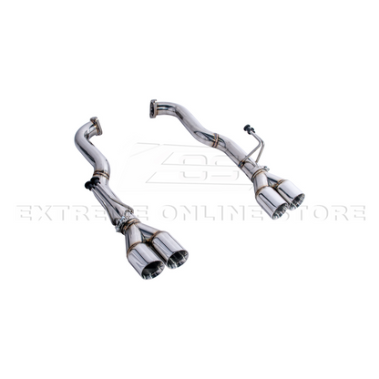 2008-2009 Pontiac G8 T-304 Muffler Delete Quad Tips Axle Back Exhaust