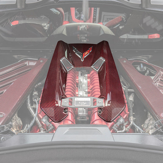 Chevrolet Corvette C8 Z06 DRY CARBON FIBER Engine Cover
