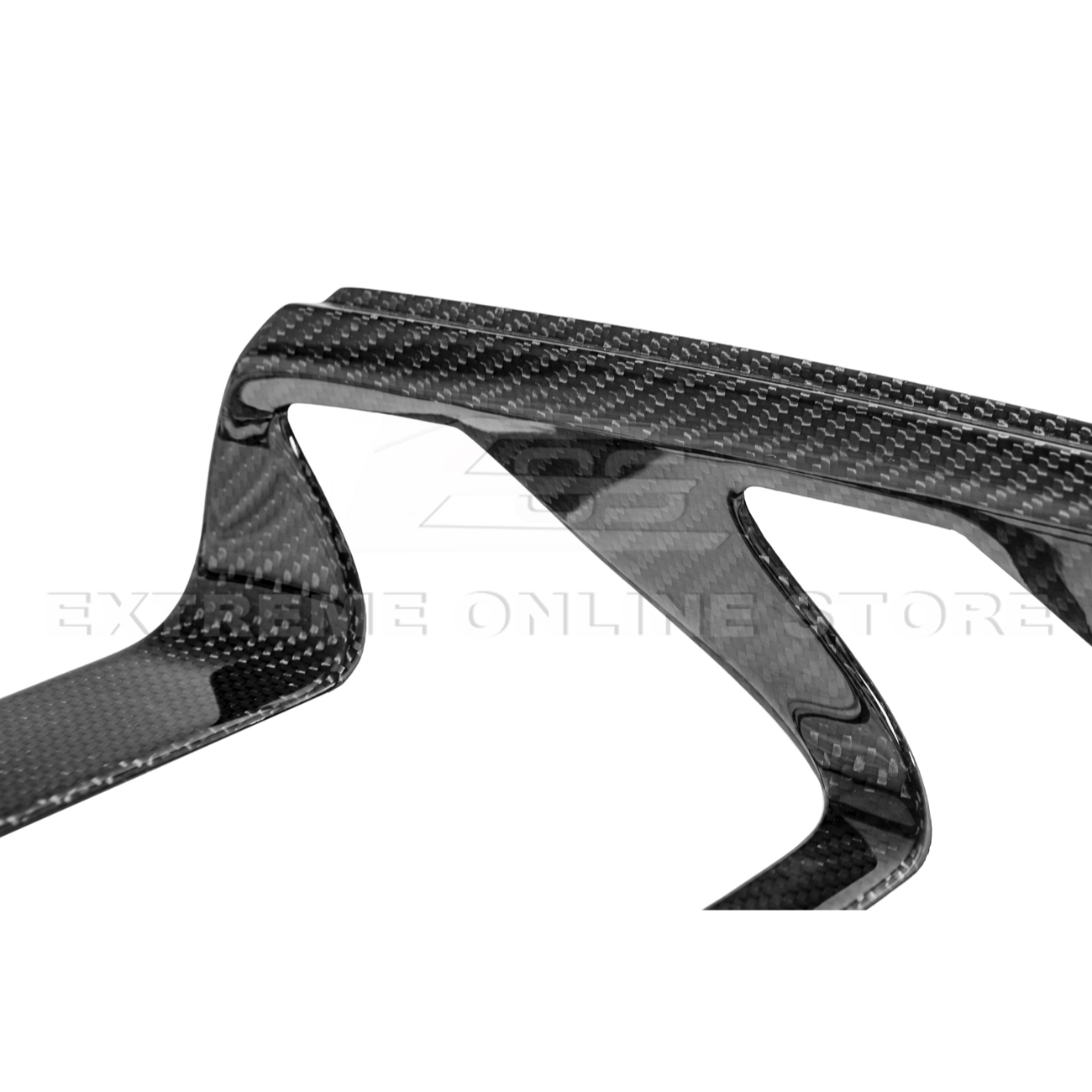 2018-23 Ford Mustang DRY CARBON FIBER Rear Tail Light Trim Bezel Cover Pair