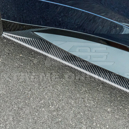 2021-Up BMW G82 G83 M4 VRS Carbon Fiber Front Splitter Lip & Side Skirts