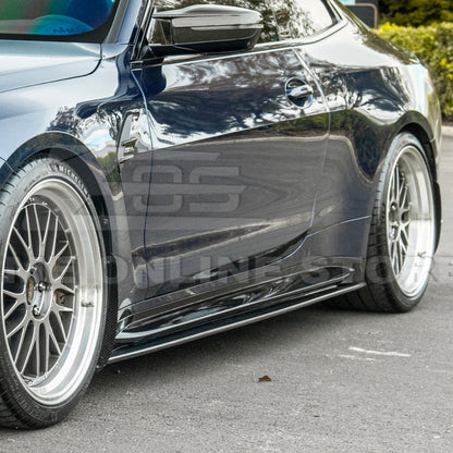 2021-Up BMW G82 G83 M4 VRS Carbon Fiber Front Splitter Lip & Side Skirts