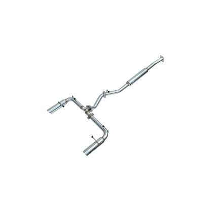 2022-Present Toyota GR86 Subaru BRZ BOSO Style Muffler Delete Cat Back Exhaust
