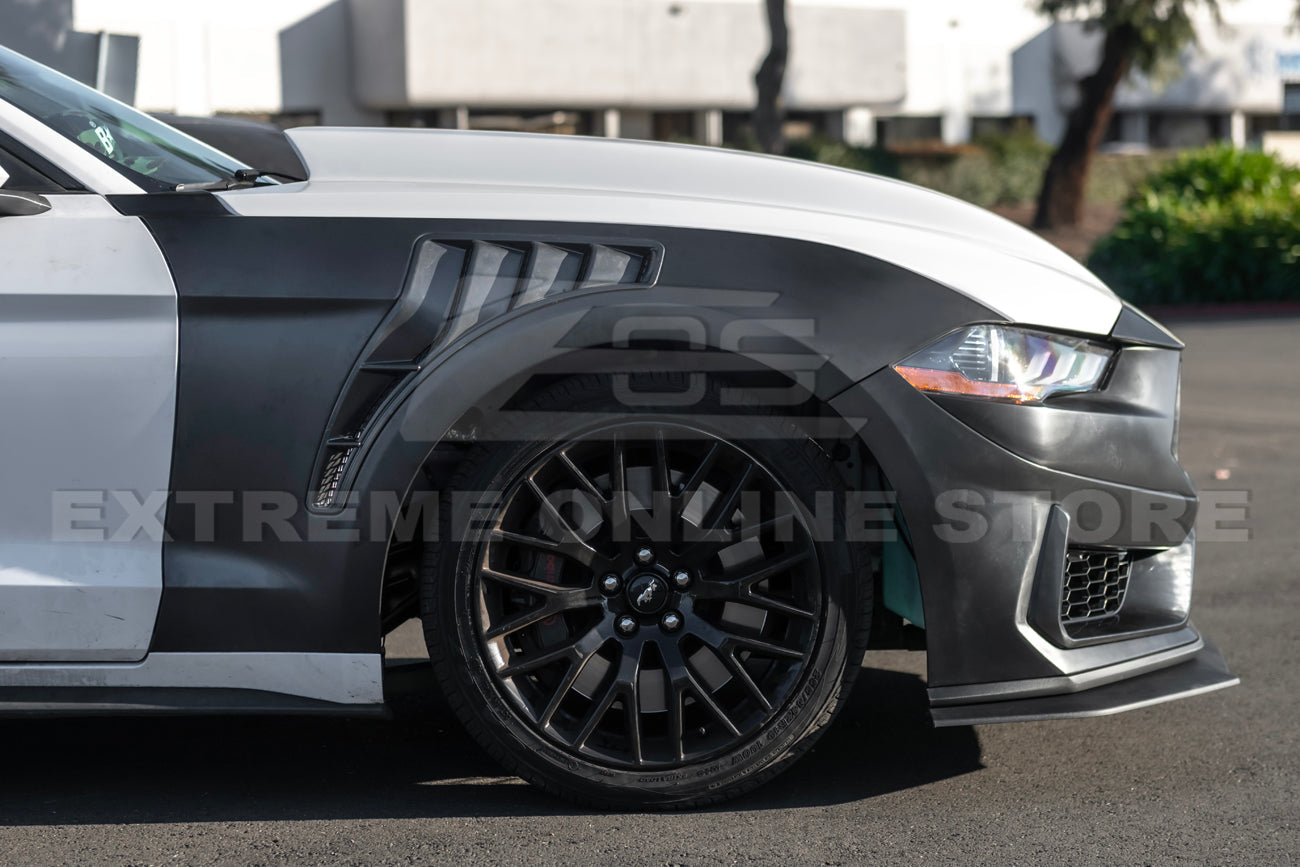 2018-23 Ford Mustang GT500 KR Style Front Side Vented Fenders
