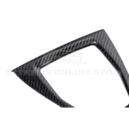 2024-Up Mustang DRY CARBON FIBER Gear Shift Panel Cover