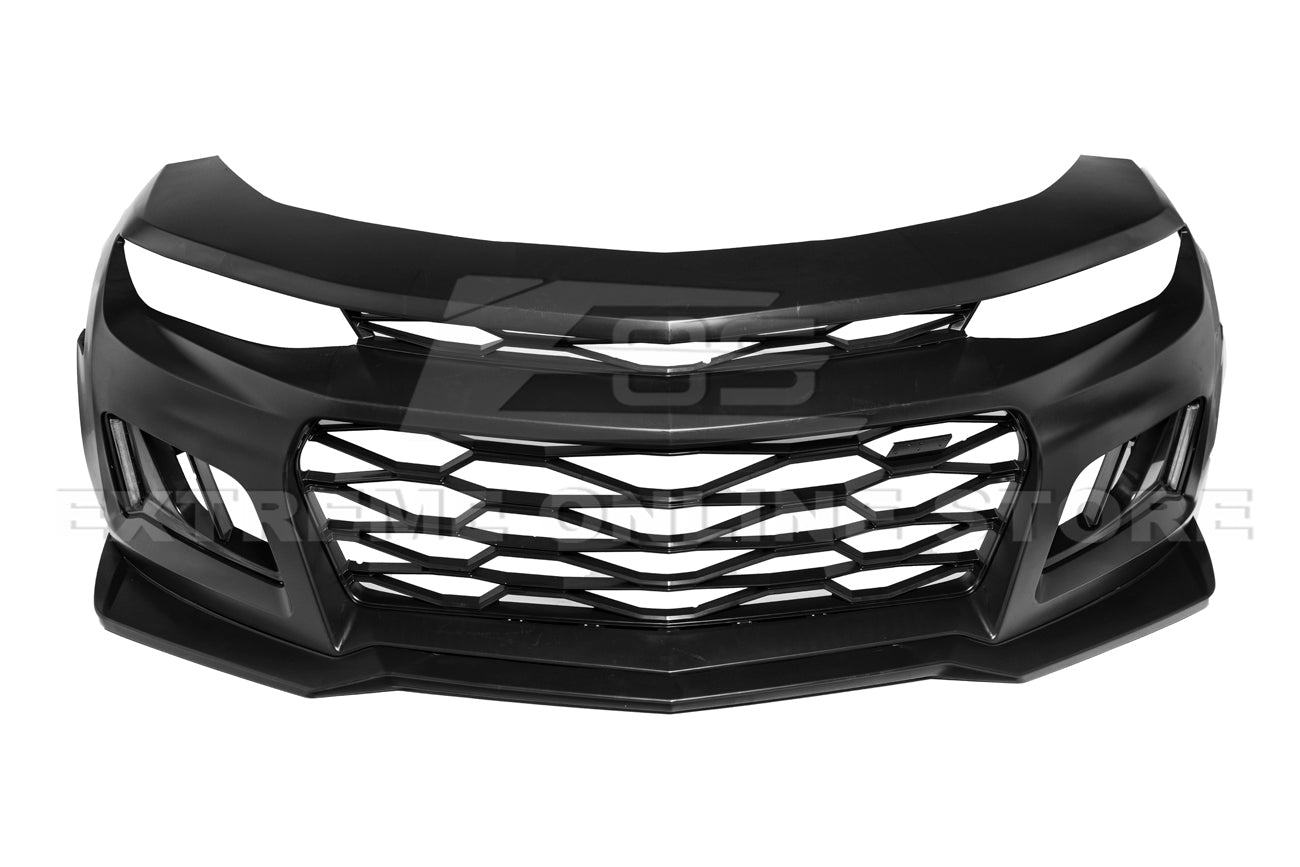 2016-18 Camaro ZL1 Conversion Front Bumper Kit With DRL Light