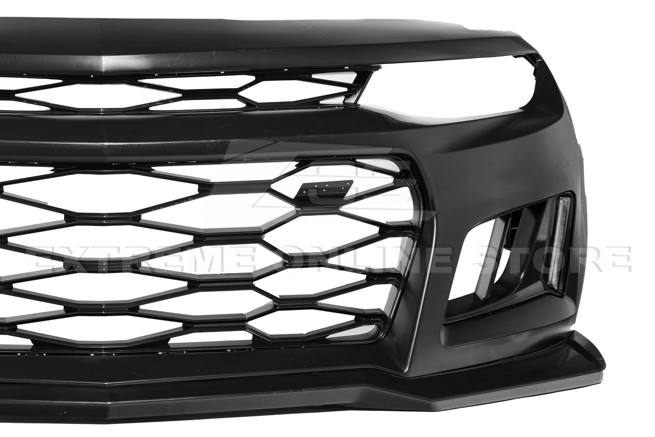 2016-18 Camaro ZL1 Conversion Front Bumper Kit With DRL Light