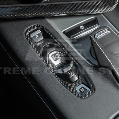 Corvette C8 DRY CARBON FIBER Gear Switch Control Panel Trim Cover Overlay