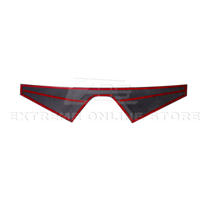 2020-Up Corvette C8 DRY CARBON FIBER Windshield Upper Molding Trim