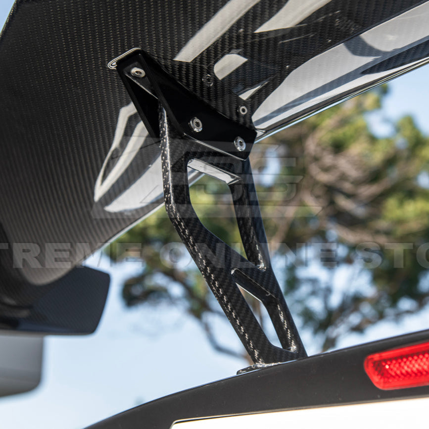 Corvette C7 ZR1 ZTK Conversion Rear Spoiler High Wing With Wing Riser