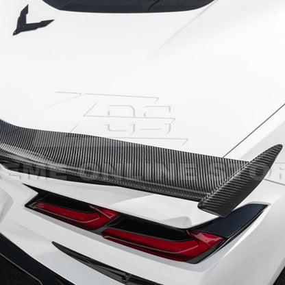 Z06 Conversion Corvette C8 All Model DRY CARBON FIBER Rear High Wing