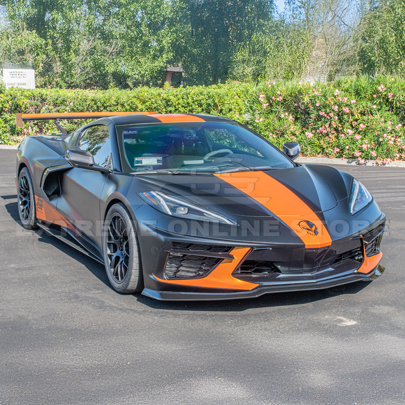 Corvette C8 Stingray DRY CARBON FIBER Front Splitter [Z06 / Z07 Conversion Package]