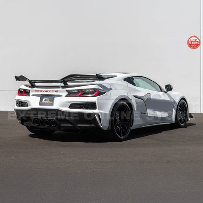 Z06 Conversion Corvette C8 All Model DRY CARBON FIBER Rear High Wing