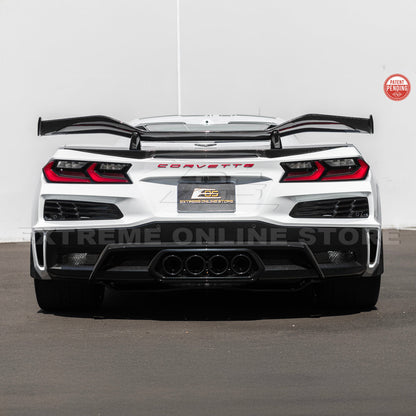 Z06 Conversion Corvette C8 All Model DRY CARBON FIBER Rear High Wing
