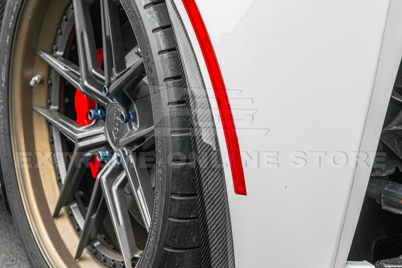 Corvette C7 Extended Rear Splash Guards Mud Flaps