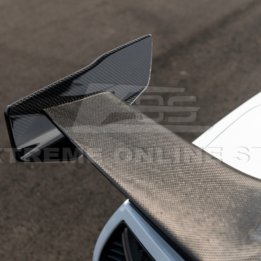 Corvette C7 ZR1 ZTK Conversion Rear Spoiler High Wing With Wing Riser