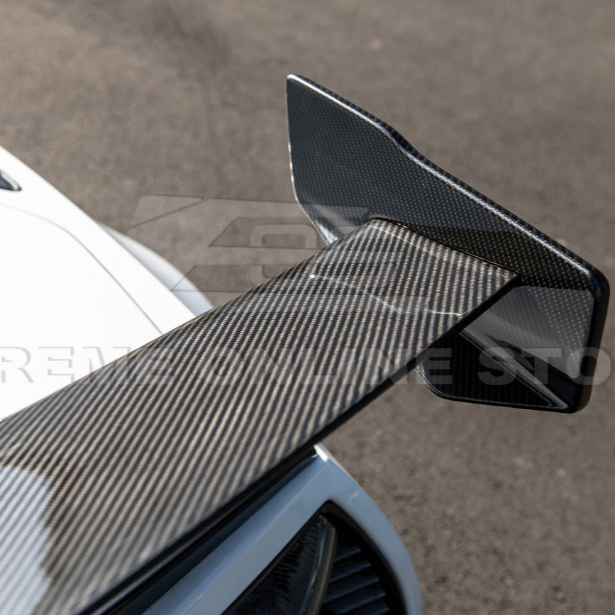 Corvette C7 ZR1 ZTK Conversion Rear Spoiler High Wing With Wing Riser