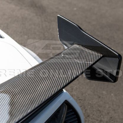 Corvette C7 ZR1 ZTK Conversion Rear Spoiler High Wing With Wing Riser
