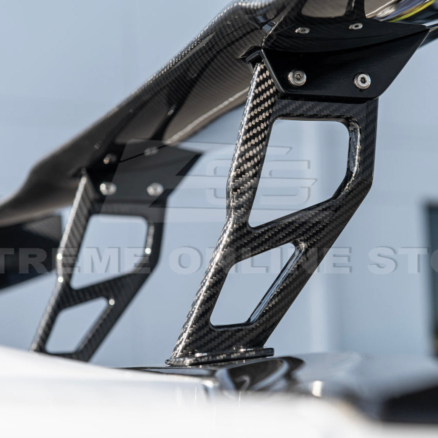 Corvette C7 ZR1 ZTK Conversion Rear Spoiler High Wing With Wing Riser