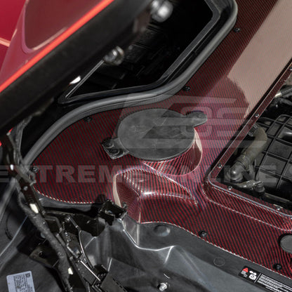 Corvette C8 HTC DRY Carbon Fiber Engine Bay Panel Cover