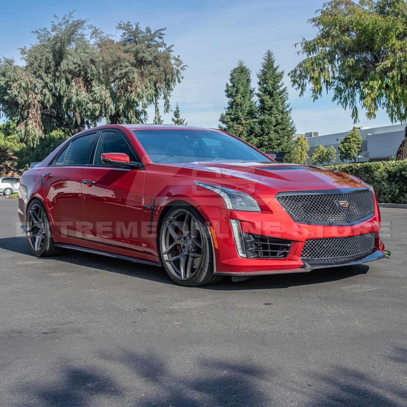2016-19 Cadillac CTS-V Front Splitter & Side Wheel