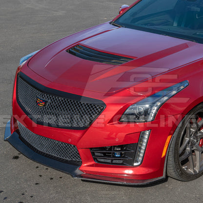 2016-19 Cadillac CTS-V Front Splitter & Side Wheel