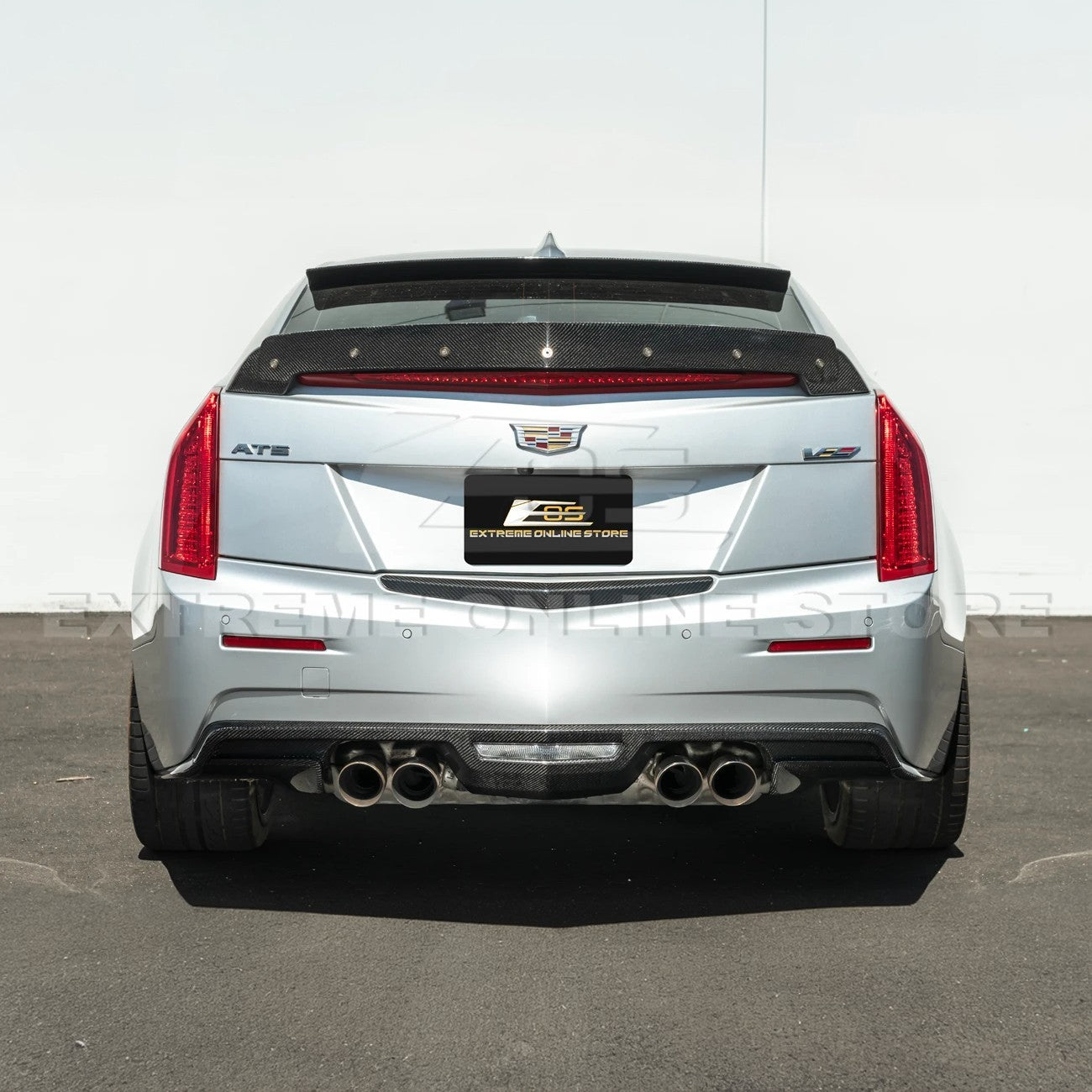 2016-19 Cadillac ATS-V Factory Style Rear Bumper Diffuser Lip