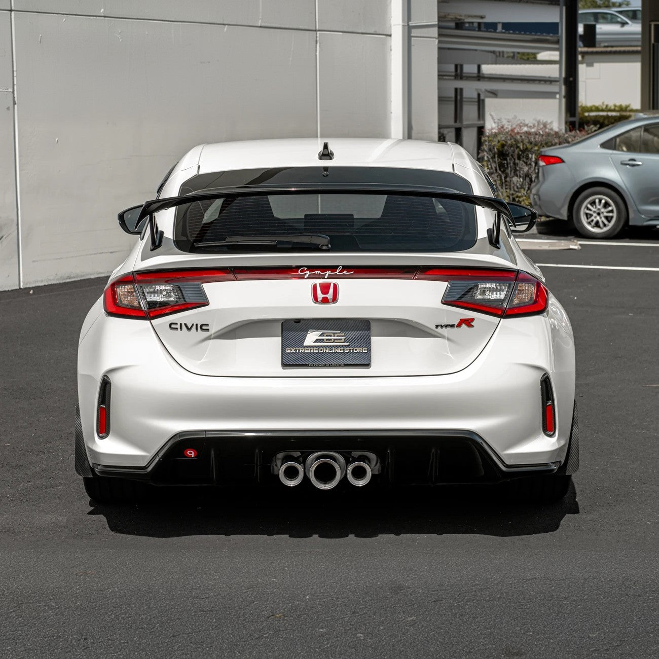 EOS 2023-Up Honda Civic Type R Carbon Fiber Rear Hatch Vent Trim Cover