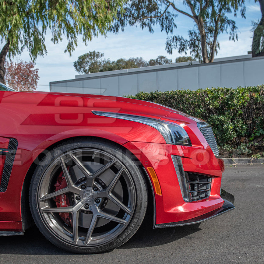 2016-19 Cadillac CTS-V Front Splitter & Side Wheel