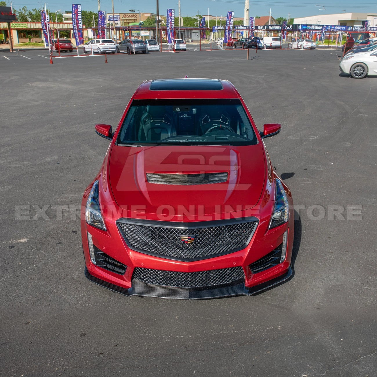 2016-19 Cadillac CTS-V Front Splitter & Side Wheel