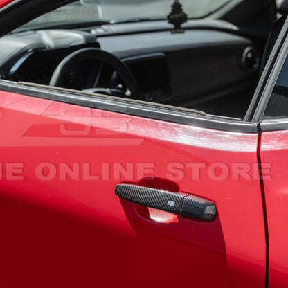 2019-24 Camaro Dry Carbon Fiber Overlay Door Handle Cover