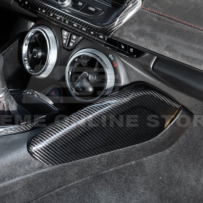 2019-24 Camaro Dry Carbon Fiber Front Side Knee Pad Panel Cover Pair