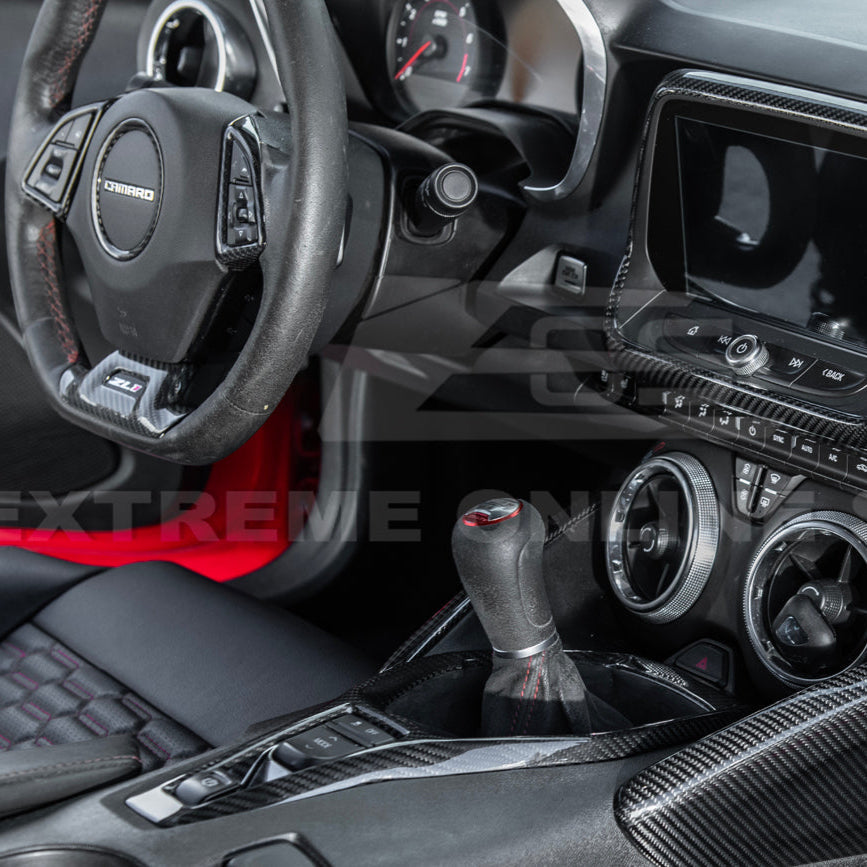 2019-24 Camaro Carbon Fiber Center Console Cover