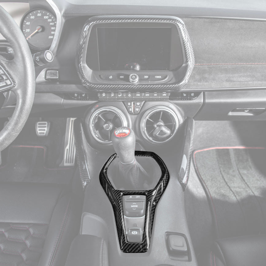 2019-24 Camaro Carbon Fiber Center Console Cover