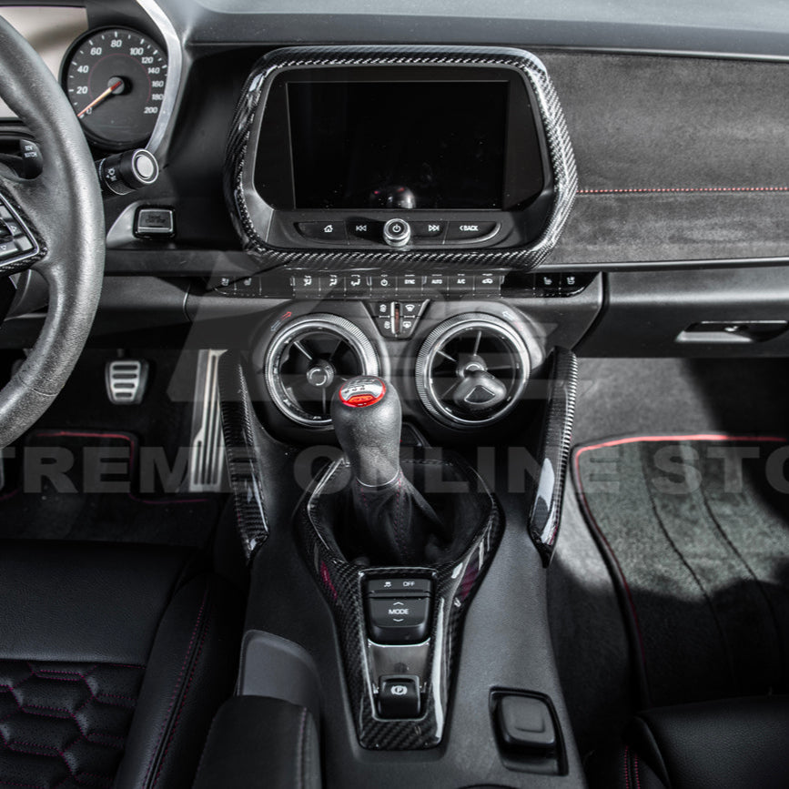 2019-24 Camaro Carbon Fiber Center Console Cover