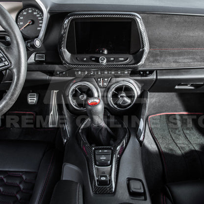 2019-24 Camaro Carbon Fiber Center Console Cover