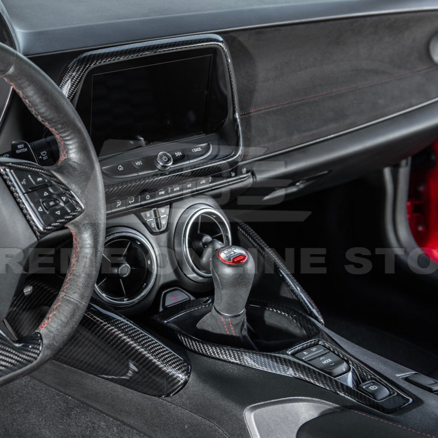 2019-24 Camaro Carbon Fiber Center Console Cover