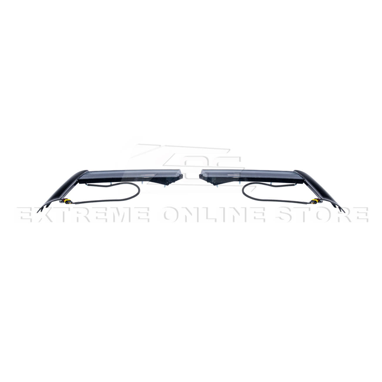2020-Up Corvette C8 DRY CARBON FIBER Sequential LED DRL Light Bar Bezel Insert
