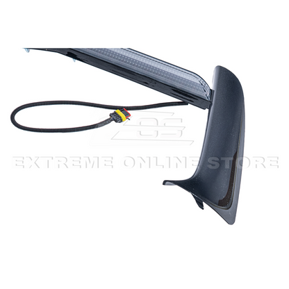 2020-Up Corvette C8 DRY CARBON FIBER Sequential LED DRL Light Bar Bezel Insert