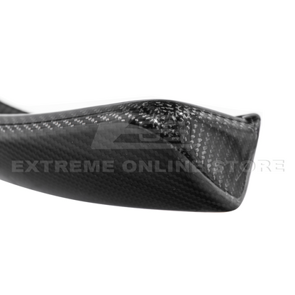 2005-13 Corvette C6 Z06 ZR1 Extended DRY CARBON FIBER Front Splash Guard Mud Flaps