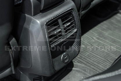 2021+ Ford Mustang Mach-E DRY Carbon Fiber Rear AC Panel Cover
