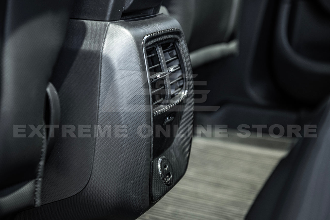 2021+ Ford Mustang Mach-E DRY Carbon Fiber Rear AC Panel Cover