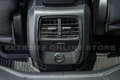 2021+ Ford Mustang Mach-E DRY Carbon Fiber Rear AC Panel Cover