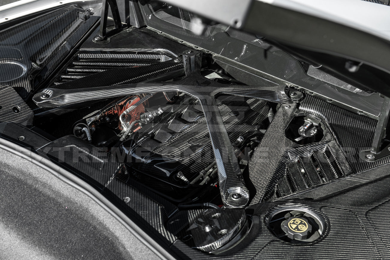 Corvette C8 Coupe Engine Cover W/ Bay Panel Insert