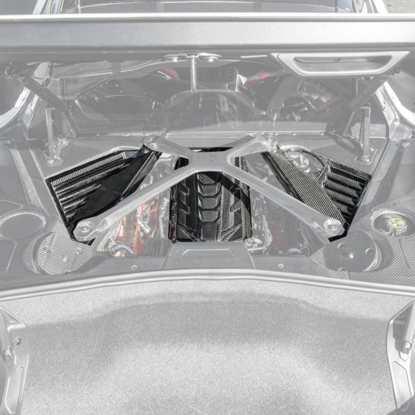 Corvette C8 Coupe Engine Cover W/ Bay Panel Insert