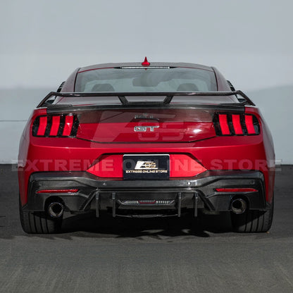 2024+ Ford Mustang V2 Package Carbon Fiber Rear Bumper Diffuser