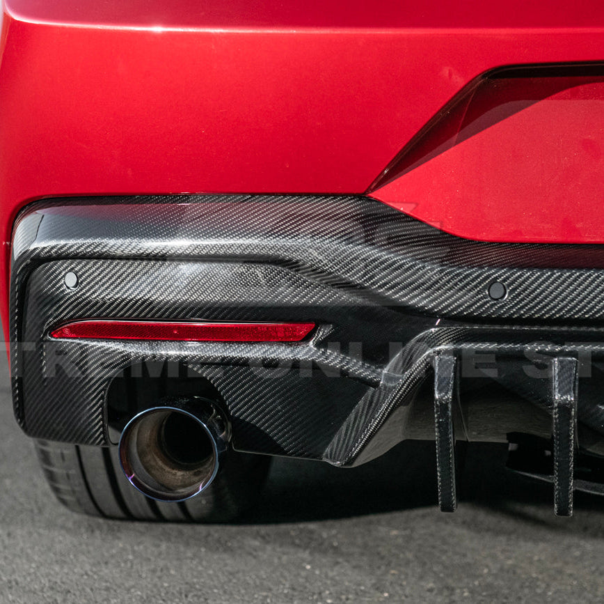 2024+ Ford Mustang V2 Package Carbon Fiber Rear Bumper Diffuser