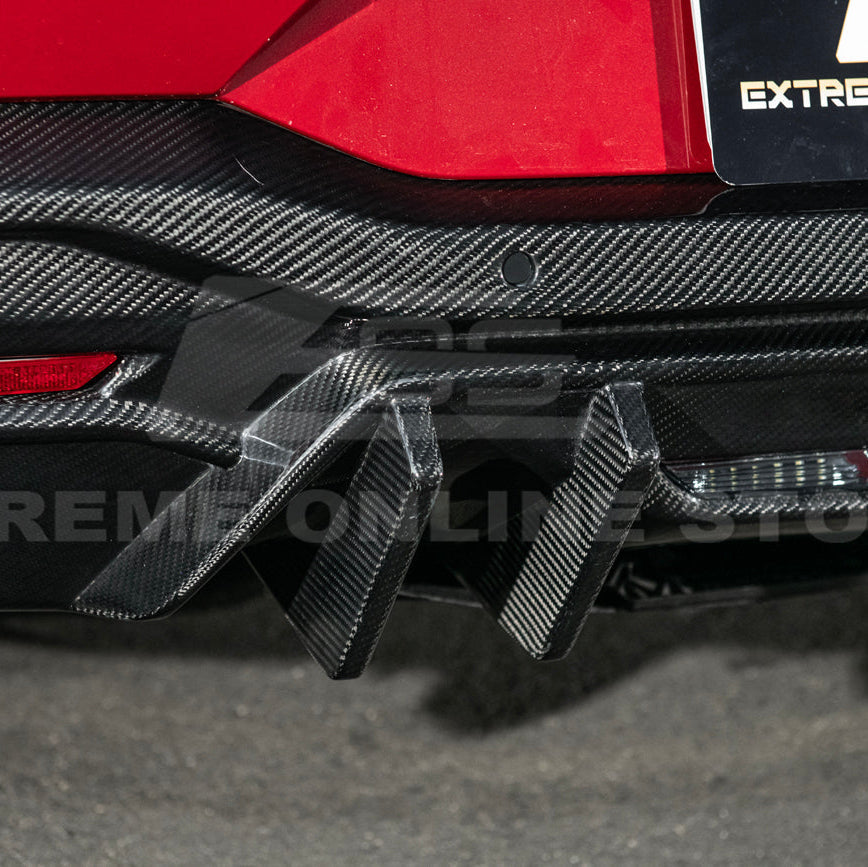 2024+ Ford Mustang V2 Package Carbon Fiber Rear Bumper Diffuser