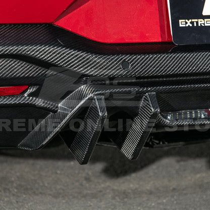 2024+ Ford Mustang V2 Package Carbon Fiber Rear Bumper Diffuser