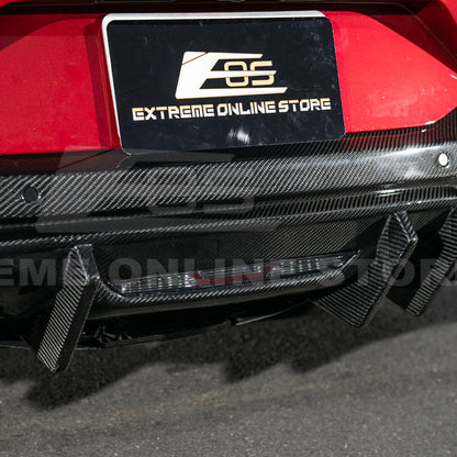 2024+ Ford Mustang V2 Package Carbon Fiber Rear Bumper Diffuser