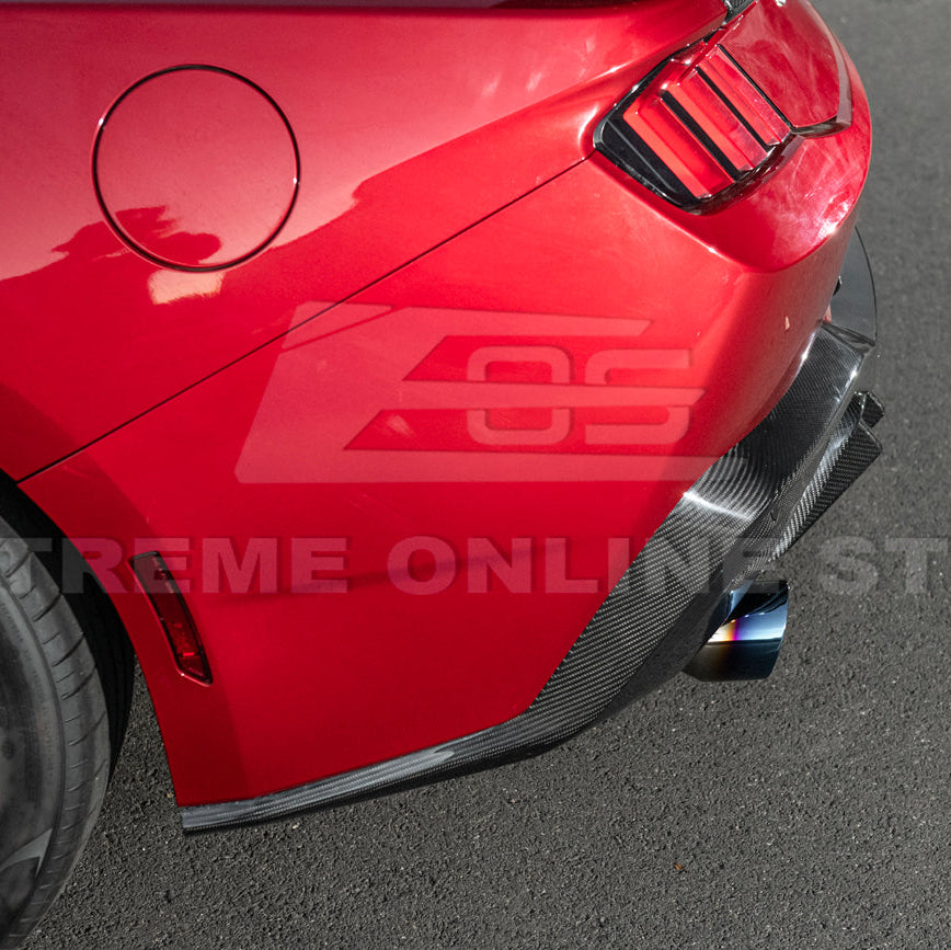 2024+ Ford Mustang V2 Package Carbon Fiber Rear Bumper Diffuser